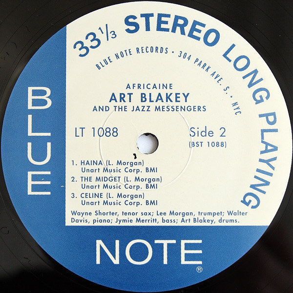Art Blakey & The Jazz Messengers - Africaine | Blue Note (LT-1088) - 4