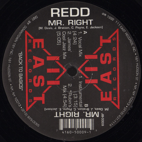 Redd - Mr. Right | 111 East Records (JB-0009)