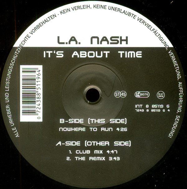 L.A. Nash - It's About Time | Blow Up (INT 8 85119 6)
