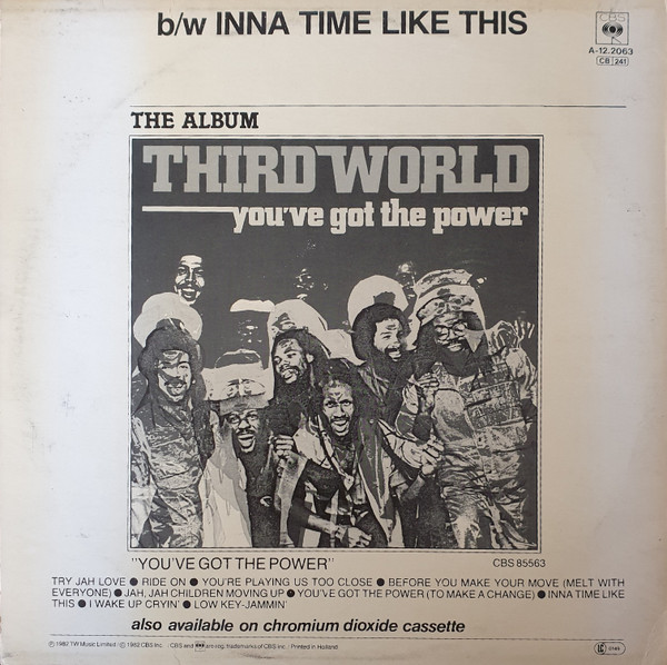 Third World - Try Jah Love | CBS (CBSA 12.2063) - 2