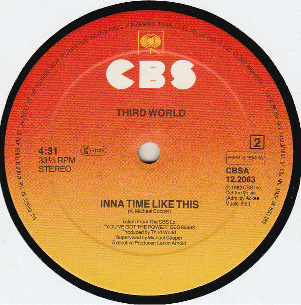 Third World - Try Jah Love | CBS (CBSA 12.2063) - 4