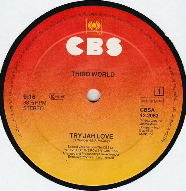 Third World - Try Jah Love | CBS (CBSA 12.2063) - 3