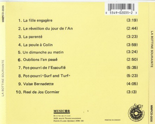 La Bottine Souriante - Tout Comme Au Jour De L'An | Mille-Pattes (MMPCD-2035) - 3 La Bottine Souriante - Tout Comme Au Jour De L'An | Mille-Pattes (MMPCD-2035) - 3