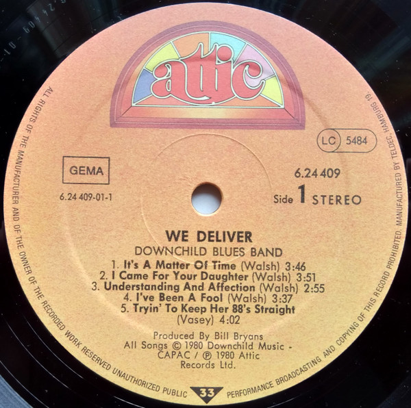 Downchild Blues Band - We Deliver | Attic (6.24409) - 4 Downchild Blues Band - We Deliver | Attic (6.24409) - 4