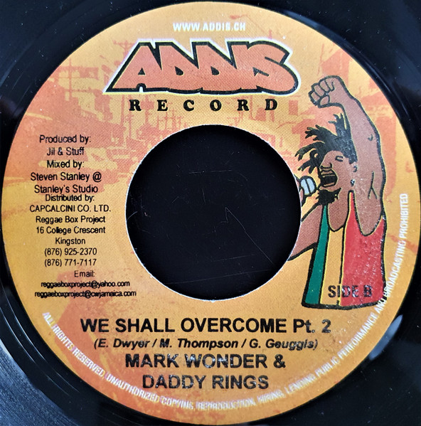 Mark Wonder - We Shall Overcome | Addis Records (none) - 2 Mark Wonder - We Shall Overcome | Addis Records (none) - 2