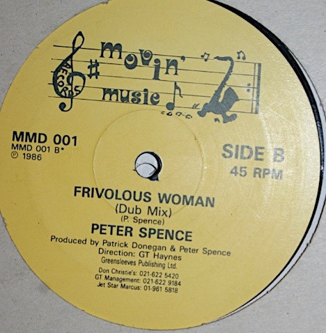 Peter Spence - Frivolous Woman | Movin' Music (MMD 001) - 2