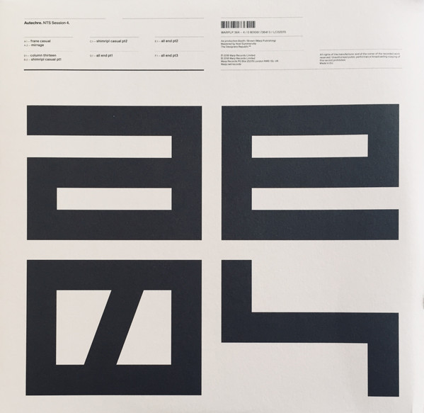 Autechre - NTS Session 4 | Warp Records (WARP 364-4)