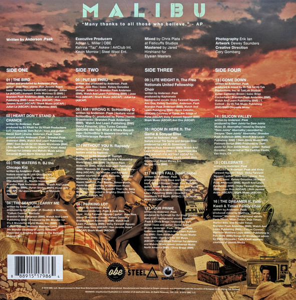 Anderson .Paak - Malibu | Empire (ERE222) - 2 Anderson .Paak - Malibu | Empire (ERE222) - 2