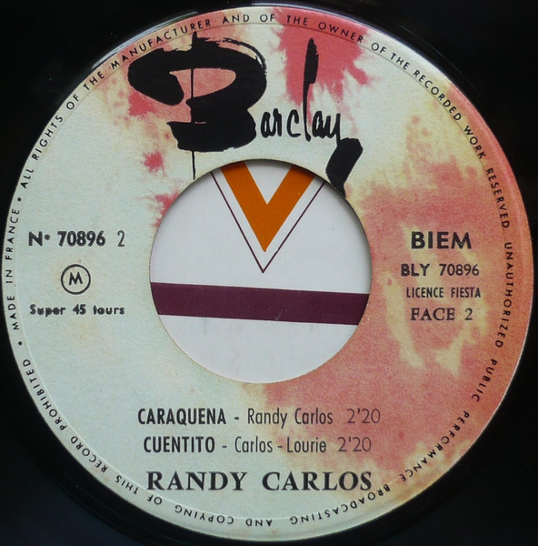 Randy Carlos - Mulate Se Fue | Barclay (70896) - 4