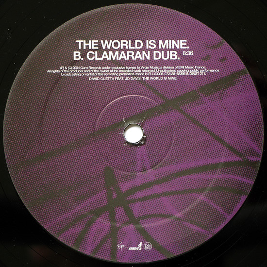 David Guetta - The World Is Mine | Virgin (DINST 271) - 4