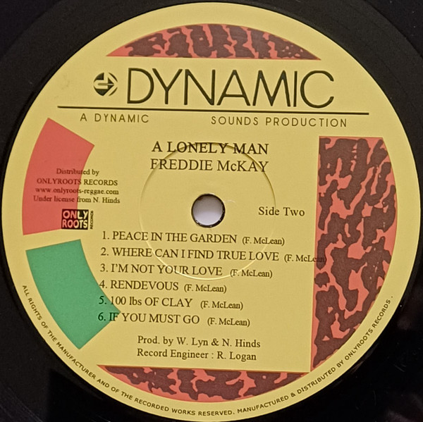 Freddie McKay - A Lonely Man | Onlyroots Records (ORLP30) - 4 Freddie McKay - A Lonely Man | Onlyroots Records (ORLP30) - 4