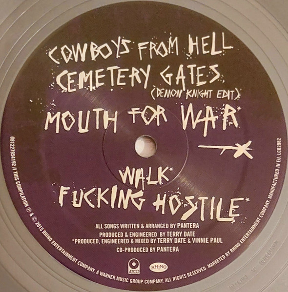 Pantera - History Of Hostility | ATCO Records (081227954192) - 3 Pantera - History Of Hostility | ATCO Records (081227954192) - 3