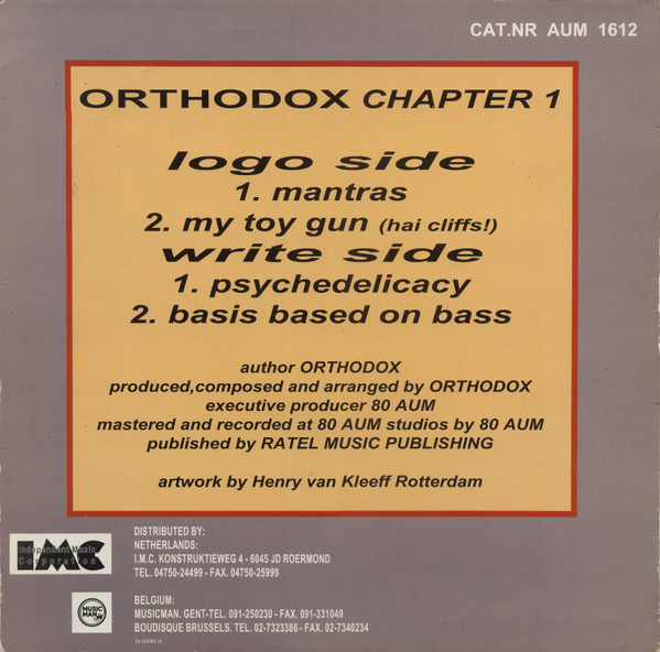 Orthodox - Chapter 1 | 80 Aum Records (AUM 1612) - 2