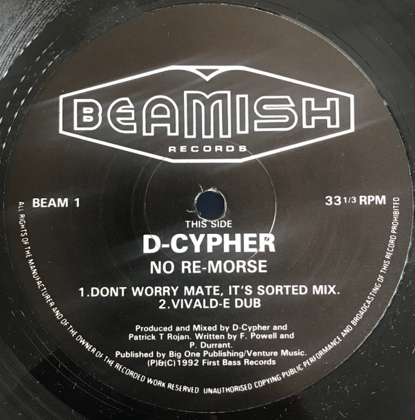 D-Cypher - No Re-Morse | Beamish Records (BEAM 1)