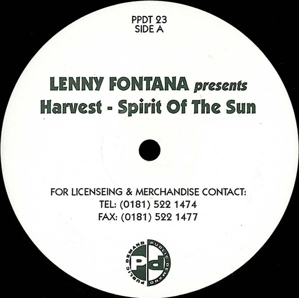 Lenny Fontana & Harvest - Spirit Of The Sun | Public Demand (PPDT 23) Lenny Fontana & Harvest - Spirit Of The Sun | Public Demand (PPDT 23)