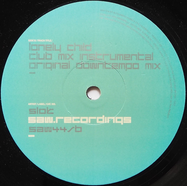 Slok - Lonely Child | Saw Recordings (SAW44) - 2