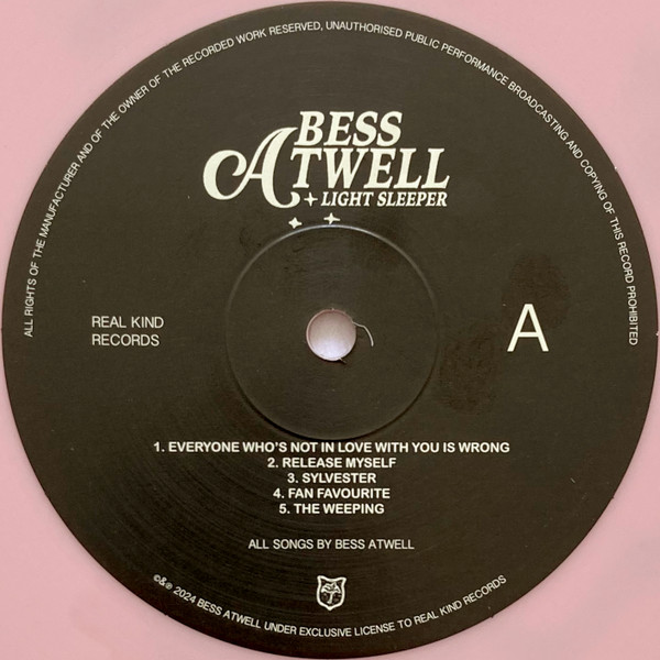 Bess Atwell - Light Sleeper | Real Kind Records (RLKND043) - 3