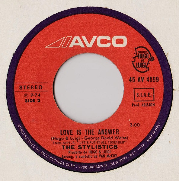 The Stylistics - You Make Me Feel Brand New | Avco (AV 4599) - 3