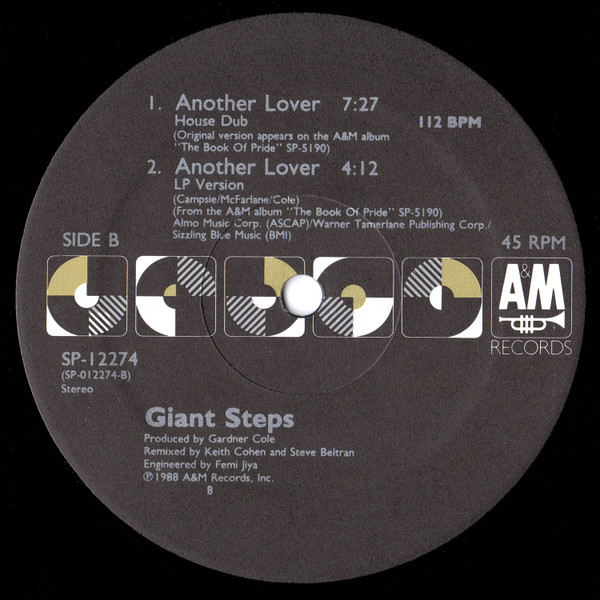Giant Steps - Another Lover | A&M Records (SP-12274)