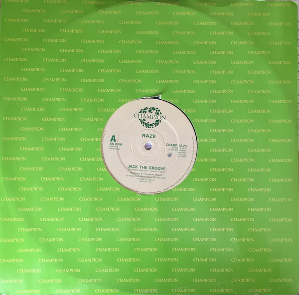 Raze - Jack The Groove | Champion (CHAMP 12-23) - 3