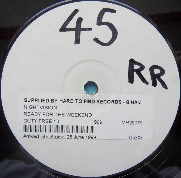 Nightvision - Ready For The Weekend | Duty Free Recordings (DF-0010) - 2 Nightvision - Ready For The Weekend | Duty Free Recordings (DF-0010) - 2