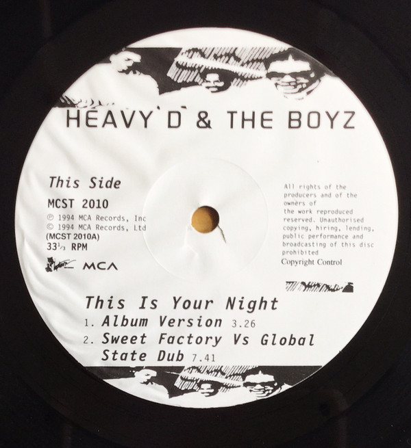 Heavy D. & The Boyz - This Is Your Night | MCA Records (MCST 2010) - 2