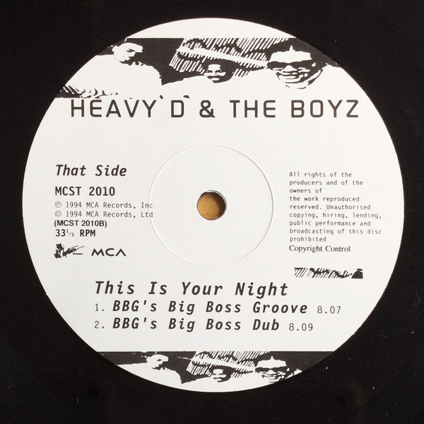 Heavy D. & The Boyz - This Is Your Night | MCA Records (MCST 2010) - 3
