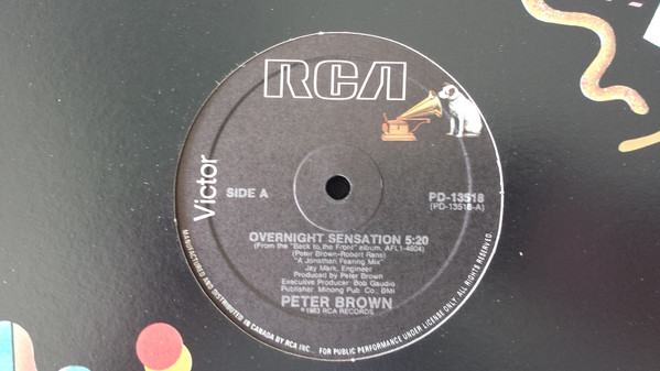 Peter Brown - Overnight Sensation | RCA Victor (PD-13518)