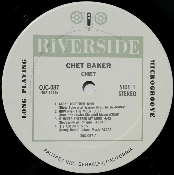 Chet Baker - Chet | Original Jazz Classics (OJC-087) - 3