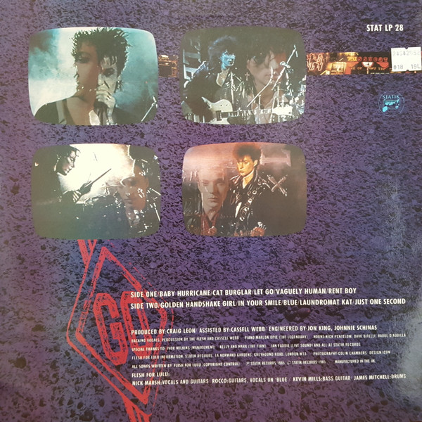 Flesh For Lulu - Big Fun City | Statik Records (STAT LP 28) - 2