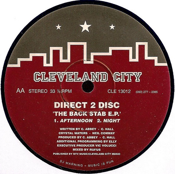 Direct 2 Disc - The Back Stab E.P. | Cleveland City (CLE 13012) - 3