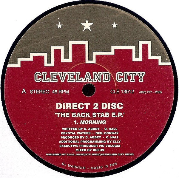 Direct 2 Disc - The Back Stab E.P. | Cleveland City (CLE 13012) - 2