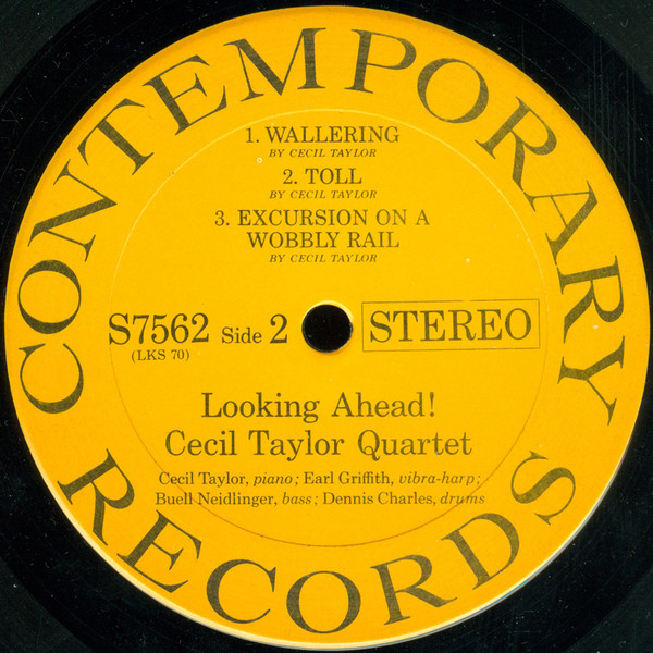 The Cecil Taylor Quartet - Looking Ahead! | Contemporary Records (S7562) - 4