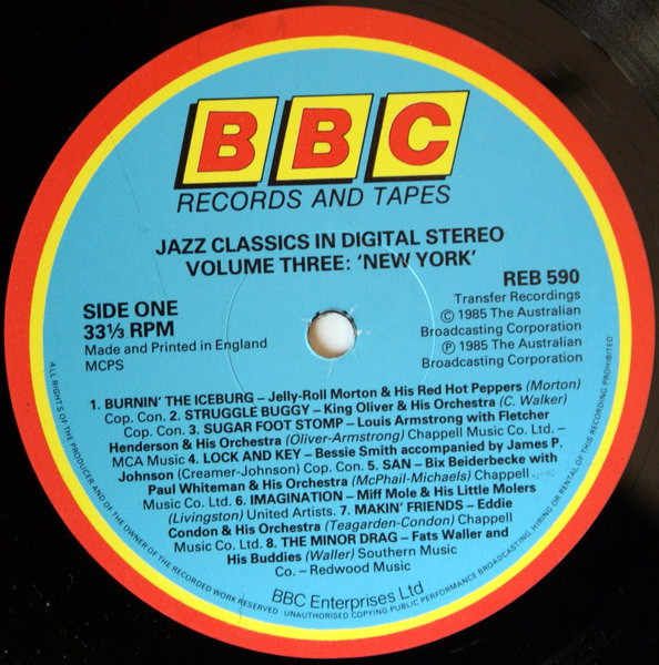 Various - New York | BBC Records And Tapes (REB 590) - 3