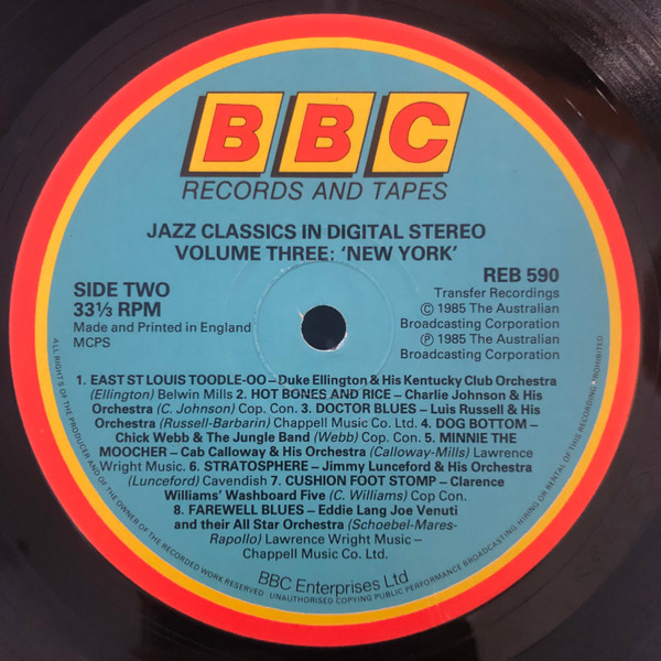 Various - New York | BBC Records And Tapes (REB 590) - 4