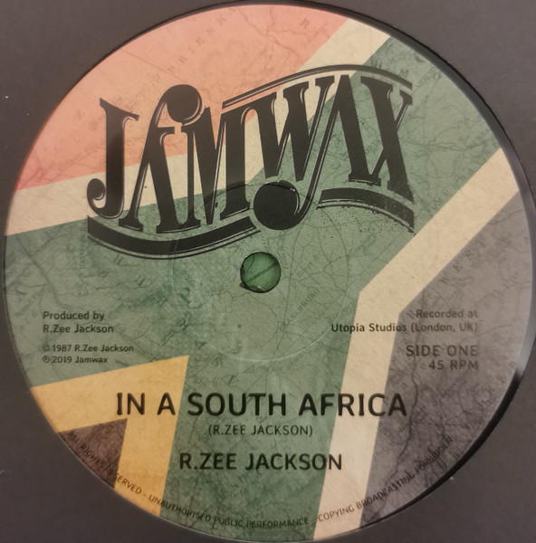 R. Zee Jackson - In A South Africa / At The Reggae Party | Jamwax (JAMWAX MAXI 21) - 2