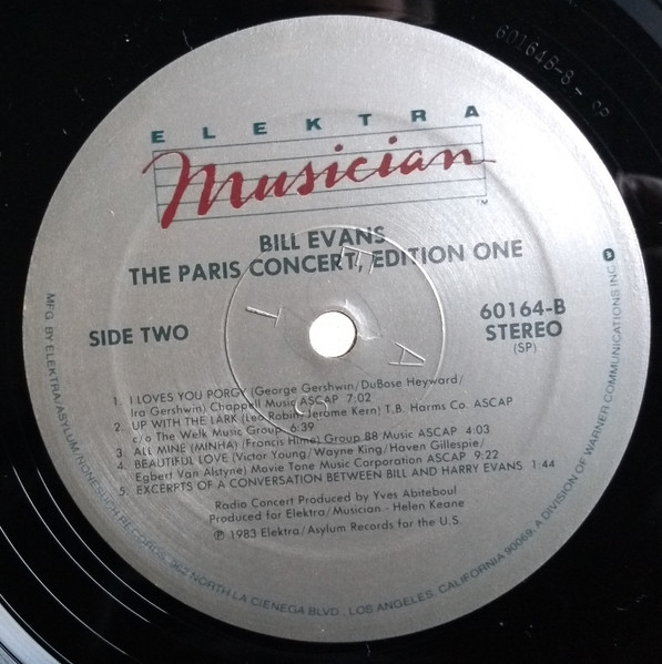 Bill Evans - The Paris Concert (Edition One) | Elektra Musician (60164) - 4 Bill Evans - The Paris Concert (Edition One) | Elektra Musician (60164) - 4