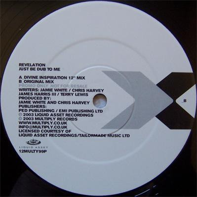 Revelation - Just Be Dub To Me | Multiply Records (12MULTY  99P)