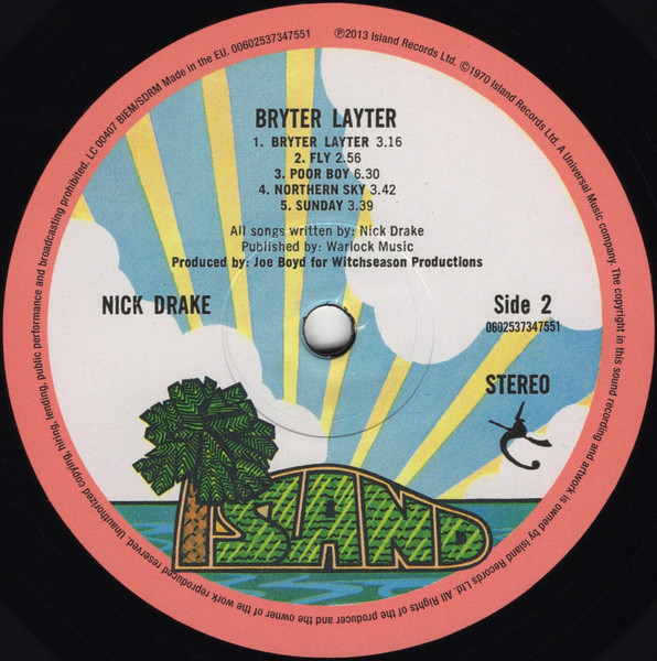 Nick Drake - Bryter Layter | Island Records (0602537347551) - 4 Nick Drake - Bryter Layter | Island Records (0602537347551) - 4