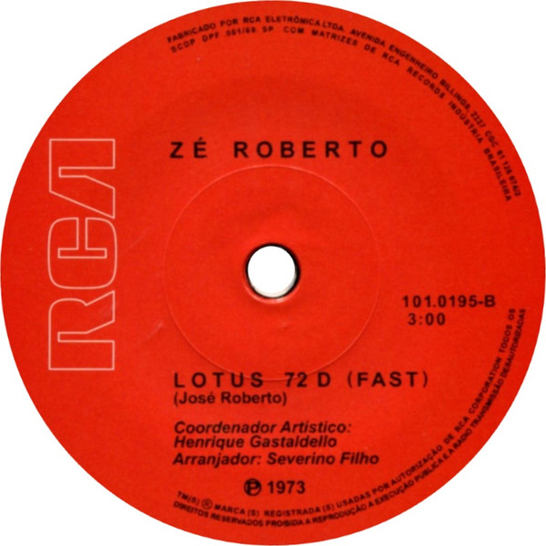 Zé Roberto - Lotus 72 D | Mr Bongo (MRB7156) - 4