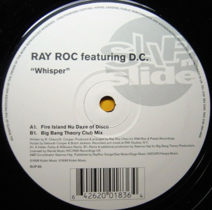 Ray Roc - Whisper | Slip 'n' Slide (SLIP 83)
