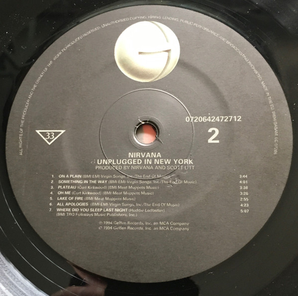 Nirvana - MTV Unplugged In New York | Geffen Records (0720642472712) - 3