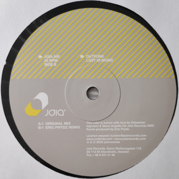 Outfunk - Lost In Music | Joia Records (JOIA 006)