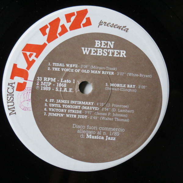 Ben Webster - Ben Webster | Musica Jazz (2MJP 1068) - 2