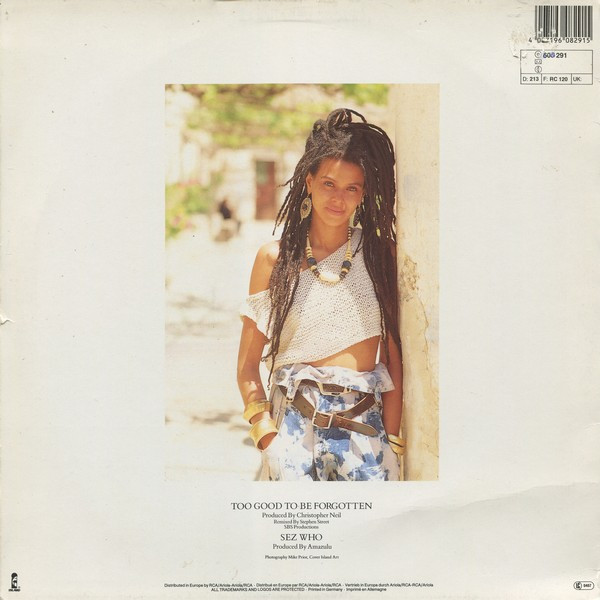 Amazulu - Too Good To Be Forgotten | Island Records (608 291)