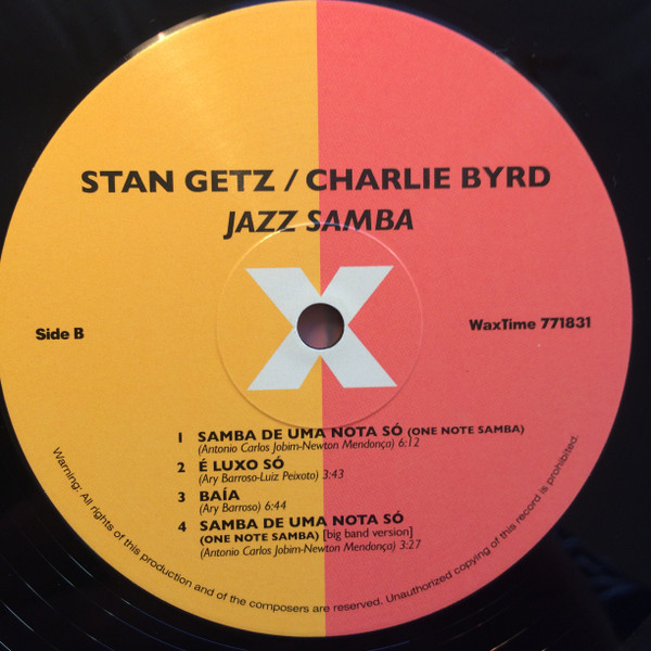 Stan Getz / Charlie Byrd - Jazz Samba | WaxTime (771831) - 2
