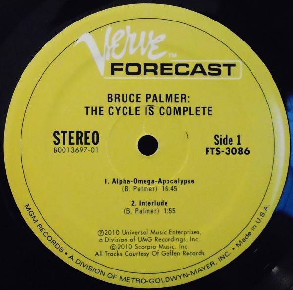 Bruce Palmer - The Cycle Is Complete | Universal Music Special Markets (B0013697-01) - 3