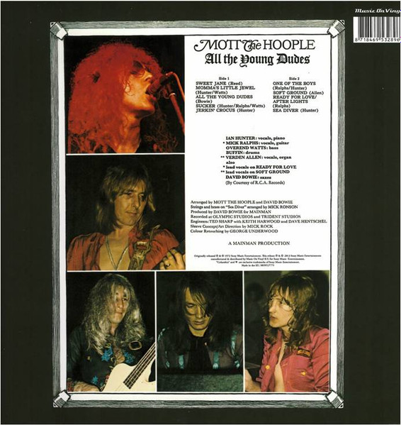 Mott The Hoople - All The Young Dudes - LP | Music On Vinyl (MOVLP779) - 2 Mott The Hoople - All The Young Dudes - LP | Music On Vinyl (MOVLP779) - 2