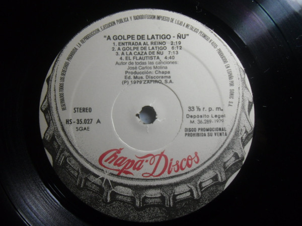 Ñu - A Golpe De Látigo | Chapa Discos (HS-35.027) - 4