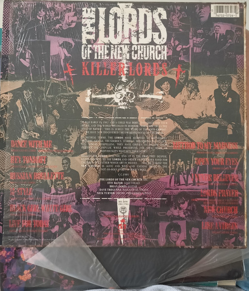 Lords Of The New Church - Killer Lords | I.R.S. Records (IRS-26501) - 2 Lords Of The New Church - Killer Lords | I.R.S. Records (IRS-26501) - 2
